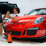 Ochranná fólie PPF na Porsche GT3